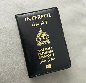 インターポール　国際刑事警察機構　ICPO　パスポートケース　パスケース
