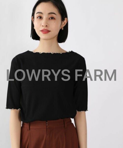 LOWRYS FARM メロー シアー トップス 