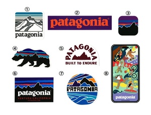 Patagonia パタゴニア ステッカー 8枚セット (8001)