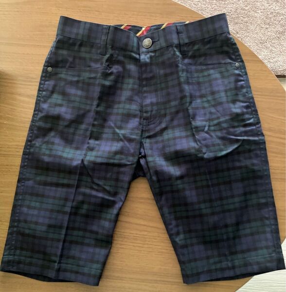 《未使用》Admiral golf アドミラル ゴルフ ハーフパンツ タータンチェック ショートパンツ