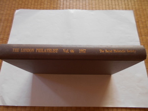 イギリス切手の本　THE LONDON PHILATERIST (合本) Vol.66 1957 The Royal Philatelic Society 全体にシミ・ヤケが多数ありますが判読可能