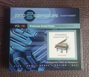 サンプリングCD PRO SAMPLES best service VOL.18 Steinway Grand Piano from Ultimate Piano スタインウェイ グランドピアノ