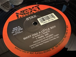 12”★Stax / Mary Had a Little Boy / ヒップ・ハウス！SNAPのカバー！