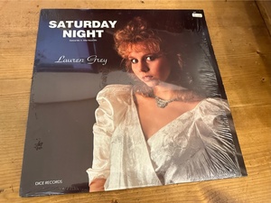 12”★Lauren Grey / Saturday Night / シンセ・ポップ・ディスコ！