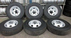 送料無料　スタッドレス　225/90R17.5　TOYO　M919　21年バリ溝　4トン17.5×6.00　6穴　再塗装　6本　フォワード　レンジャー　ファイター