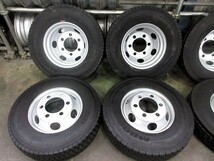 送料無料 225/80R17.5 BS M800 M888 ミックス バリ溝 17.5×6.00 両面再塗装 6本セット フォワード レンジャー ファイター等_画像2