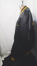 Vintage DeLONG Wolverine nylon stadium jacket 80s デロング ウルヴァリンズ ナイロン スタジアム ジャケット スタジャン USA ビンテージ_画像3