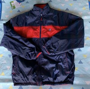 Fila filler reversible jacket nylon fleece jacket size S oversize 