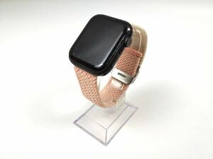 Замена Apple Watch полоса 8/7/6/5/4 38 мм/40 мм/41 мм плетеное резиновое ремешок 2 Изменение цвета бежевый/розовый 2