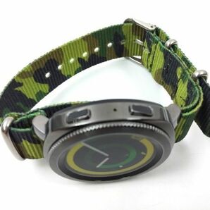ナイロン製ミリタリーストラップ natoタイプ 腕時計布ベルト カモフラ 迷彩 20mmの画像2