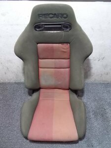 ★激安!★RECARO レカロ SR2 セミバケ セミバケット シート 両側三角ダイヤル底6点止 黒系 赤系 / Q10-1847