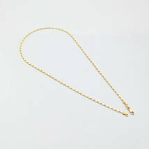 金ネックレス 喜平ネックレス 金チェーン 50cm 18k Gold Plated 18金コーティング 鍍金 362_画像2