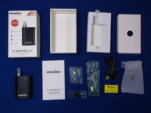 動作良好 【WEECKE C-VAPOR4.0】 付属品全揃 ウィーキー シーベイパー4.0 加熱式タバコ 葉タバコ専用　ヴェポライザー ベポライザー