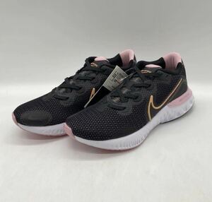 [23.5cm] new goods NIKE WMNS RENEW RUN BLACK Nike wi men's li new Ran black box less .(CK6360-001) 2224