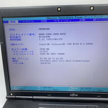 FUJITSU ノートパソコン A572 CPU:Celeron（R)CPU　B710 ジャンクZ1144_画像2
