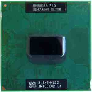☆彡 Intel Pentium M 760 中古品 (2M Cache/2.00GHz/533MHz FSB) ☆彡Z モバイル用CPU 478ソケット　い