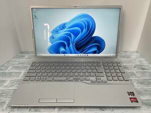 【超美品】富士通 LIFEBOOK AH51/G2［AMD Ryzen 7 5700U／メモリ16GB／SSD512GB／DVD／Win11／Wi-Fi 6／15.6型／フルHD］送料無料■N5J567