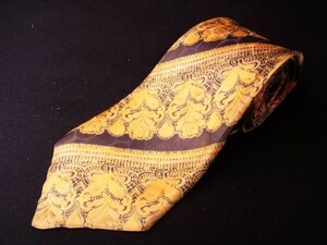 高級西陣織ネクタイ　シルク　①　バブルの頃前後に着用　剣先巾約9.5ｃｍ　美品