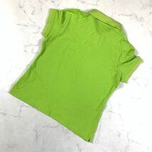 ダックス 半袖ポロシャツ 綿 刺繍 ワンポイント 黄緑色 DAKS コットン ライトグリーン 犬 ダックスフンド ２ C7081_画像8