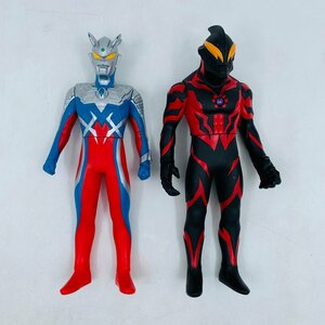 中古品 ウルトラBIGソフビ ウルトラマンゼロ ウルトラマンベリアル 2種セット