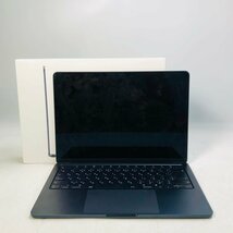 ジャンク MacBook Air Liquid Retina 13.6インチ (Mid 2022) Apple M2 8コア/8GB/SSD 256GB ミッドナイト MLY33J/A_画像1