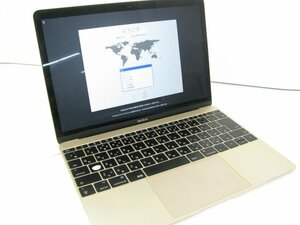 MacBook (Retina, 12-inch, 2017) RAM8GB ROM256GB Core.m3-7y32【PC20354】