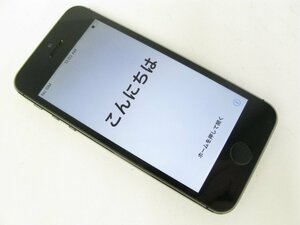 ソフトバンク SoftBank iPhone5S 16GB スペースグレイ【R4844】