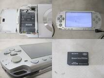 □SONY/ソニー プレイステーション・ポータブル 本体[PSP-1000] シルバー＋PSPソフト×3＋メモリースティック 512MB他 ゲーム(22-2-7)_画像7