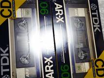 未開封+廃盤品　TDK　AR-X 90 ×6点　NORMAL POSITION TYPE Ⅰ　＆　MA 110 ×2点　METAL POSITION TYPE Ⅳ　カセットテープ_画像3