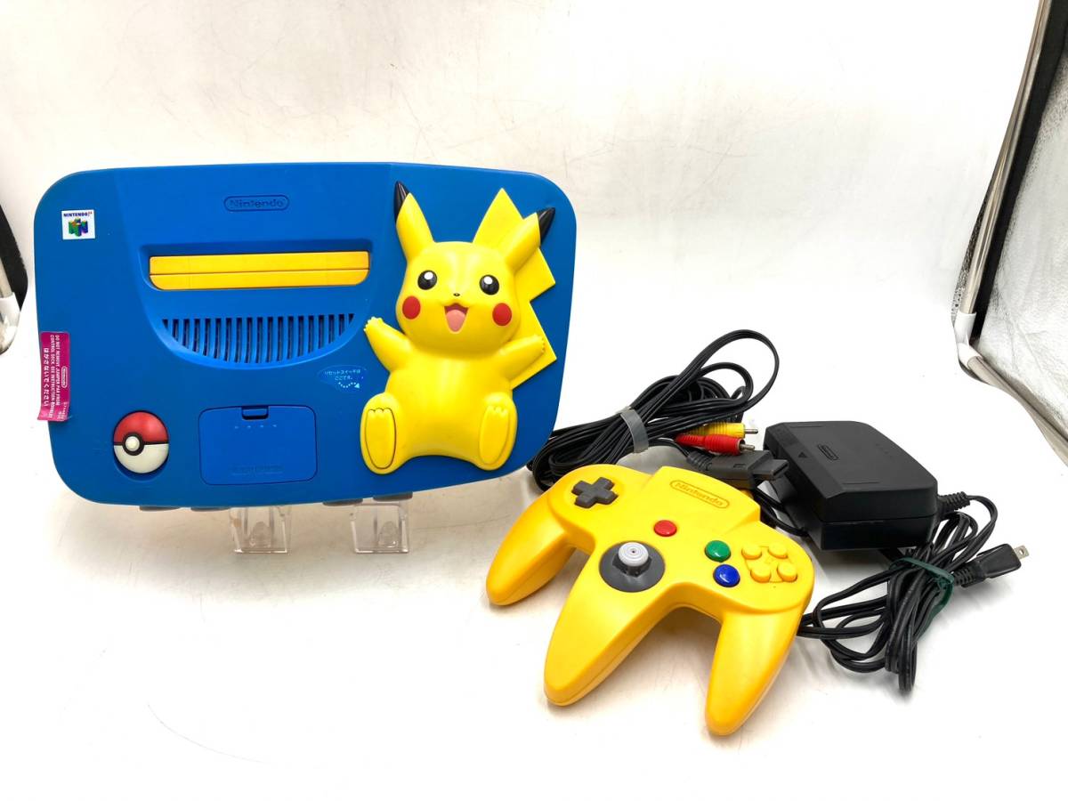 Yahoo!オークション -「nintendo 64 pikachu」(本体、アクセサリー 