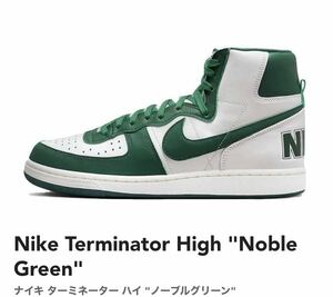 Nike Terminator High Noble Green US10 ナイキ ターミネーター ハイ ノーブルグリーン 28