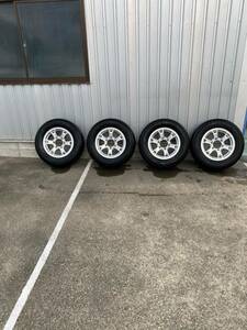 205/70R15 ノーマルタイヤ 4本セット キーラー ウェッズ WEDS KEELER TOYO 15×6J +33 6H 139.7 トランパス