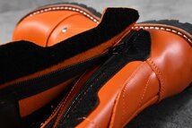 AVIREX ブーツ 本革 レザー ヤマト 正規品 YAMATO エンジニアブーツ グッドイヤー・ウェルト製法 AV2100 オレンジ 27.0cm / 新品_画像5
