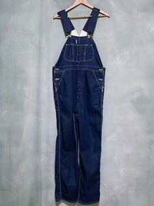 BLUCO ブルコ DENIM OVERALL デニム ワーク オーバーオール size.M インディゴ バイカー バイクウエア 裾上げなし OL-068