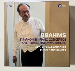 ●ブラームス　交響曲全集、ピアノ協奏曲、他：アーノンクール／ブッフビンダー(5CD)