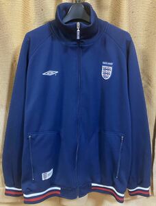 レア 00s UMBRO イングランド代表 ビンテージ トラックジャケット L ENGLAND 2001 2003 アンブロ ベッカム サッカー