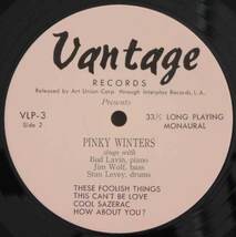 Pinky Winters / Pinky 10inc Mono ボーカル 日本盤 帯付き _画像4