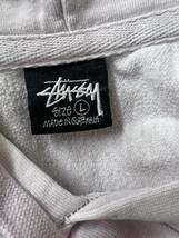 【36807.1031K】☆中古品☆ STUSSY Dice Pigment Dyed Hoodie ステューシー　パーカー　トレーナー　ピンク系_画像6