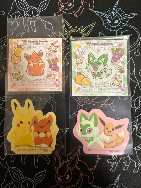 【最終価格】ポケモン ステッカー4枚セット!