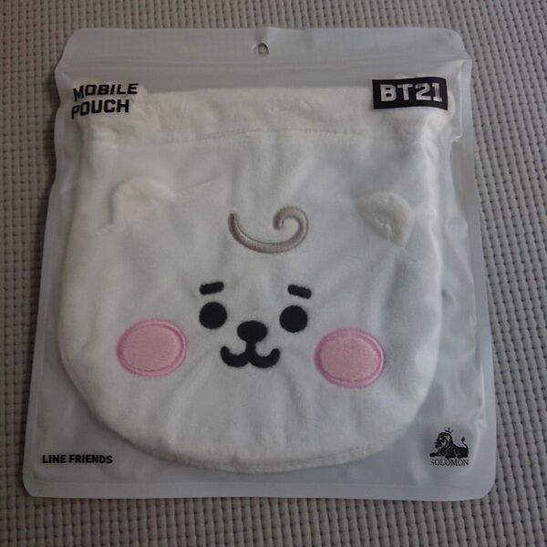 BTS BT21 LINE FRIENDS RJモバイルポーチ 巾着ポーチ