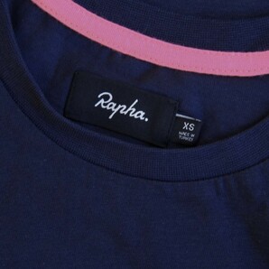 ★新品未使用! 送料込!★Rapha Logo T-Shirt ネイビー/ピンク系 XSサイズ ラファ ロゴ Tシャツ 半袖 コットン100％ 自転車 サイクリングの画像5