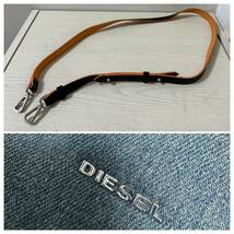 【美品】DIESEL ディーゼル 2way トートバッグ　デニム×レザー　ハンドバッグ_画像7