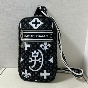 【新品同様】カステルバジャック CASTELBAJAC ボディバッグ　ニース ブラック　黒　038911 38911 ワンショルダー　ウエスト