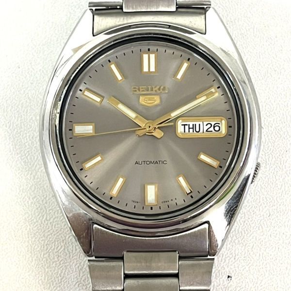 ヤフオク! - 稼働品 【SEIKO】セイコー 5 ファイブ 7S26-0...