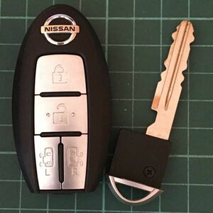NI5947 Nissan BPA0M-11 оригинальный "умный" ключ дистанционный ключ 4 кнопка Elgrand Serena и т.п. обе стороны скользящий E51 NE51 C25 CC25 и т.п. 
