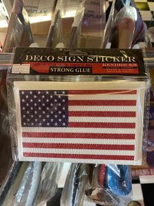 壁紙シール　浮き出るシール　ステッカー　アメ雑　アメリカン雑貨　DIY　デコステッカー　星条旗