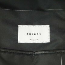 相場価格￥64,900- 美品 日本製 aniary アニアリ ベジタブルタンニン鞣し 牛革 オールレザー リュック バックパック 黒 ブラック_画像6