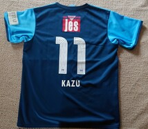 横浜FC カズ、三浦知良、背番号11、レプリカユニフォーム、Sサイズ_画像2