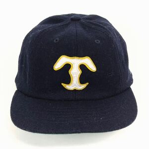 【NPB】NEW ERA 阪神タイガース キャップ 大阪 8パネル ウール 19twenty 紺 7 3/8