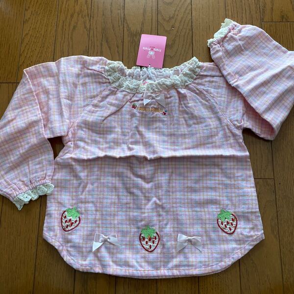 SALE 新品 マッカ 長袖ブラウス 120 ピンク 長袖Tシャツ ミキハウス トップス